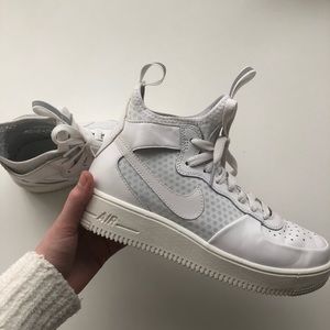 air force 1 ultraforce mid pure platinum